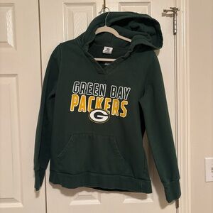 NFL Team Apparel Women's Dark Green Hoodie